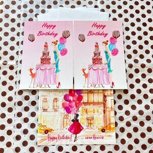 Henri Bendel Happy Birthday Notecards – Set of 3